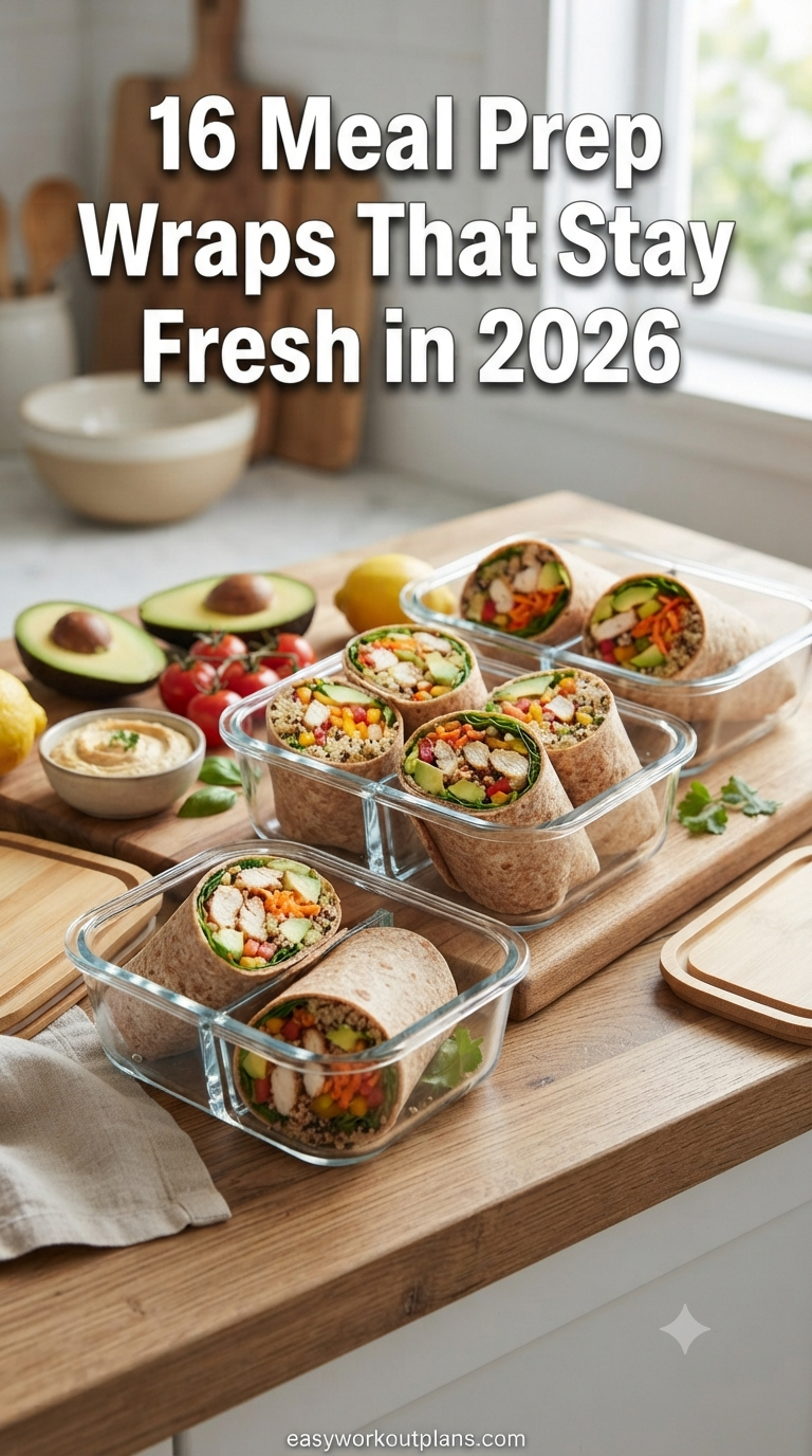 16 Meal Prep Wraps That Stay Fresh in 2026
