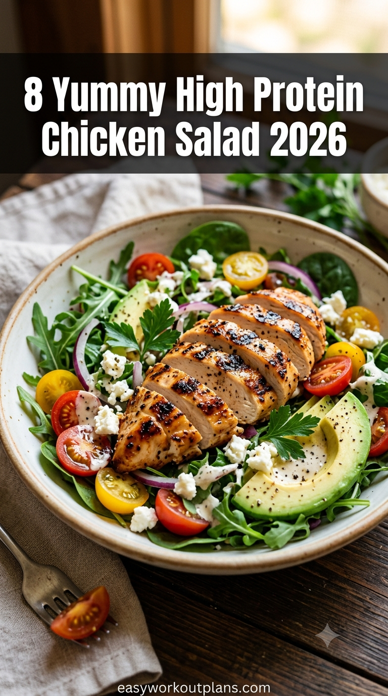 8 Yummy High Protein Chicken Salad 2026