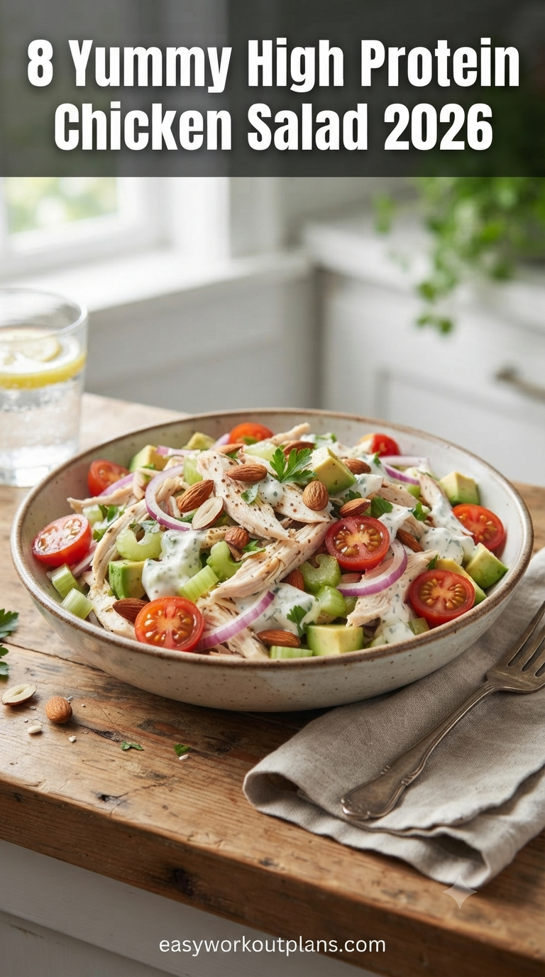 8 Yummy High Protein Chicken Salad 2026