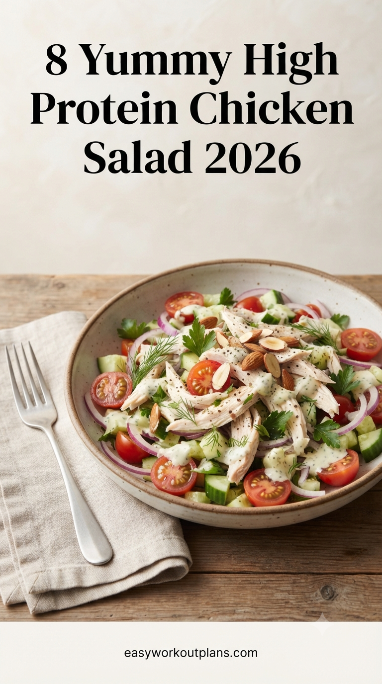 8 Yummy High Protein Chicken Salad 2026