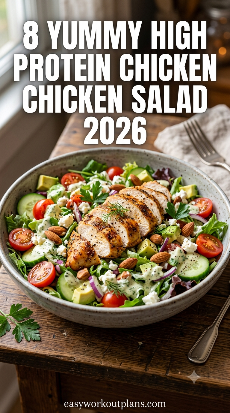 8 Yummy High Protein Chicken Salad 2026