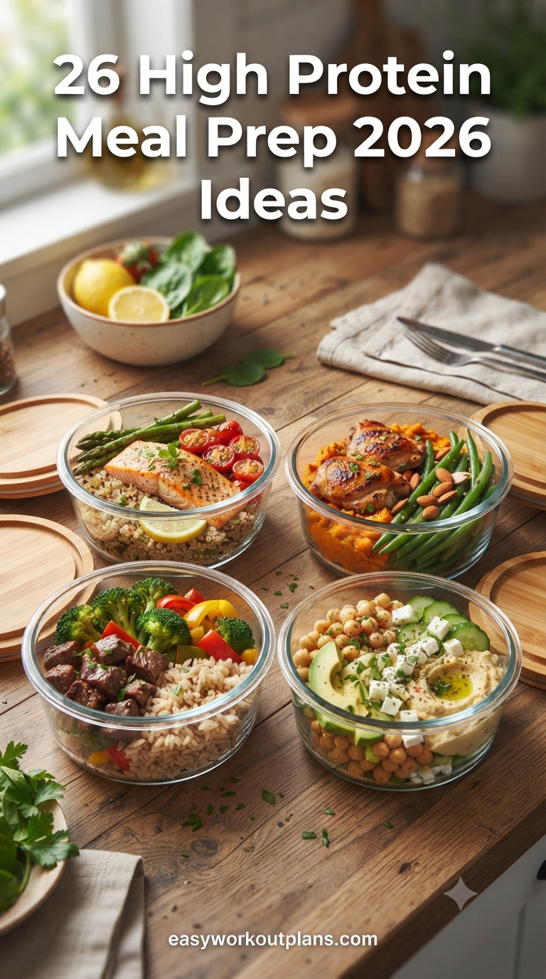 26 High Protein Meal Prep 2026 Ideas