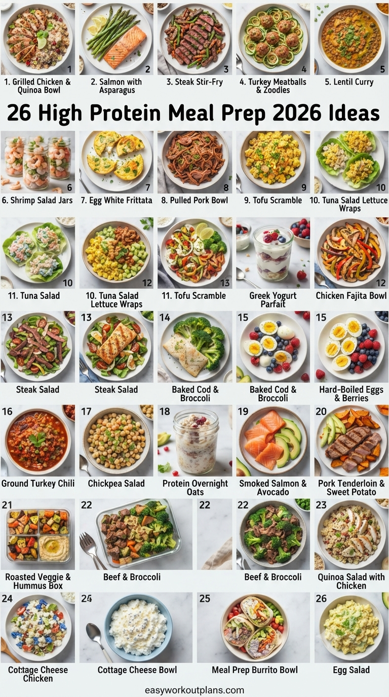 26 High Protein Meal Prep 2026 Ideas