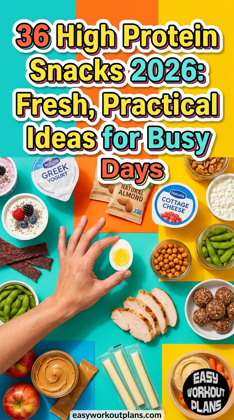 36 High Protein Snacks 2026: Fresh, Practical Ideas for Busy Days