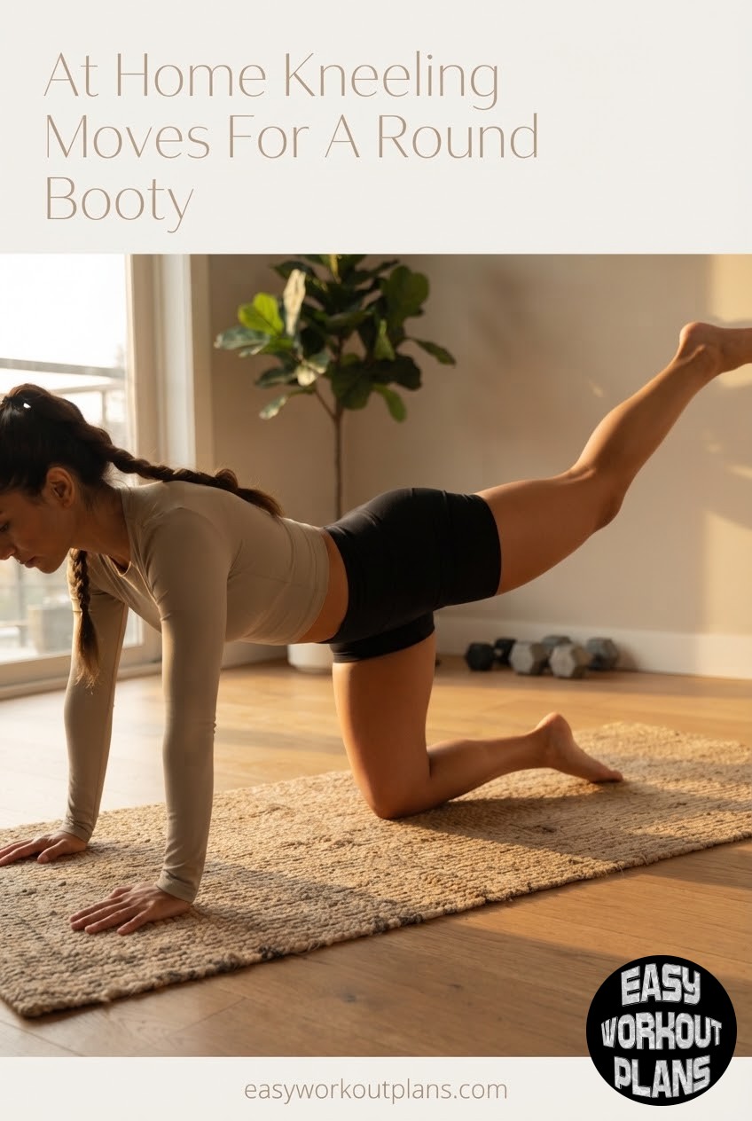 At Home Kneeling Moves For A Round Booty
