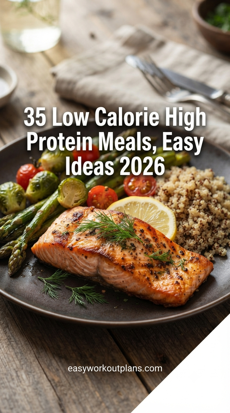 35 Low Calorie High Protein Meals, Easy Ideas 2026