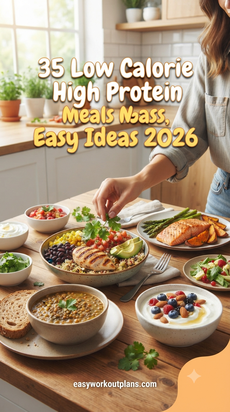 35 Low Calorie High Protein Meals, Easy Ideas 2026