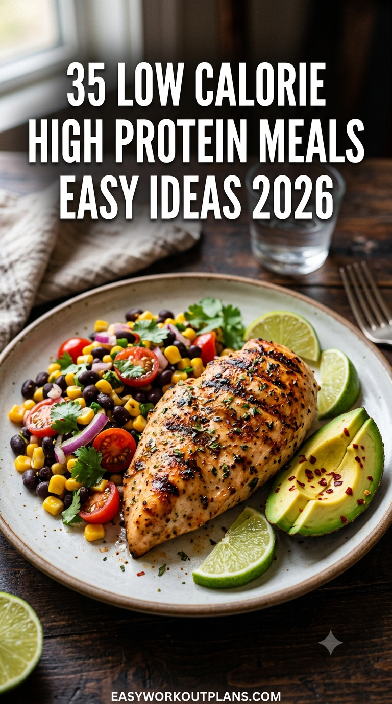 35 Low Calorie High Protein Meals, Easy Ideas 2026