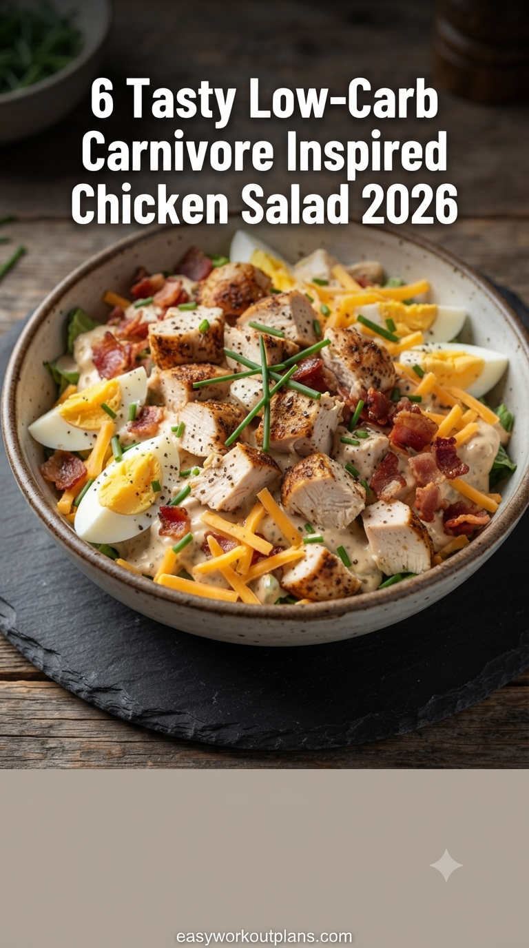 6 Tasty Low-Carb Carnivore Inspired Chicken Salad 2026