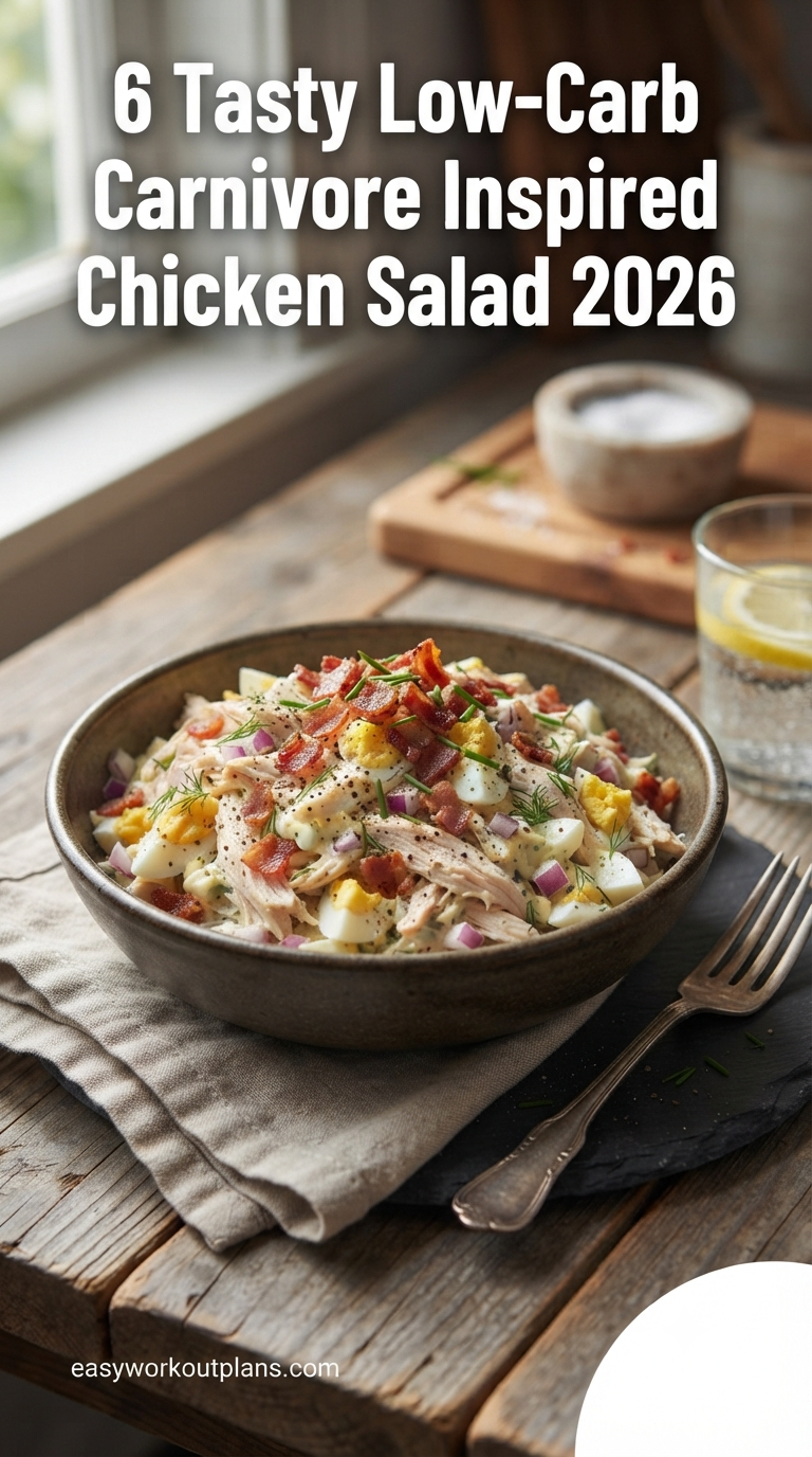 6 Tasty Low-Carb Carnivore Inspired Chicken Salad 2026