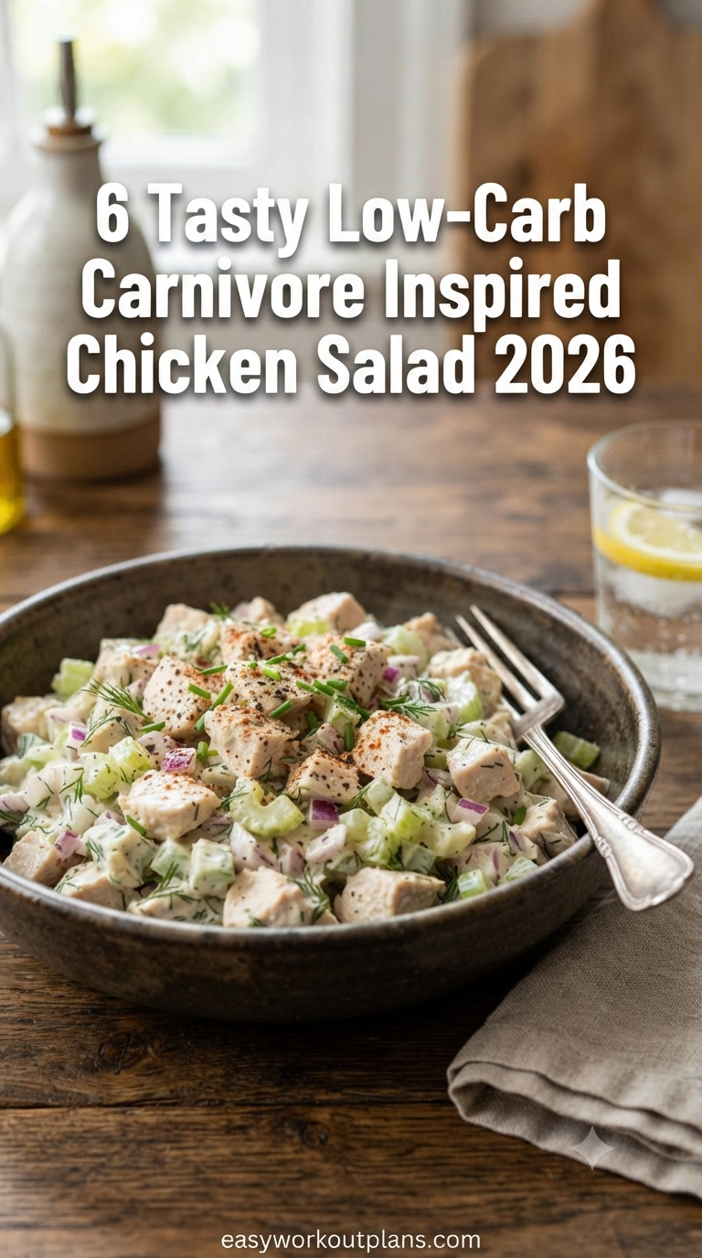 6 Tasty Low-Carb Carnivore Inspired Chicken Salad 2026