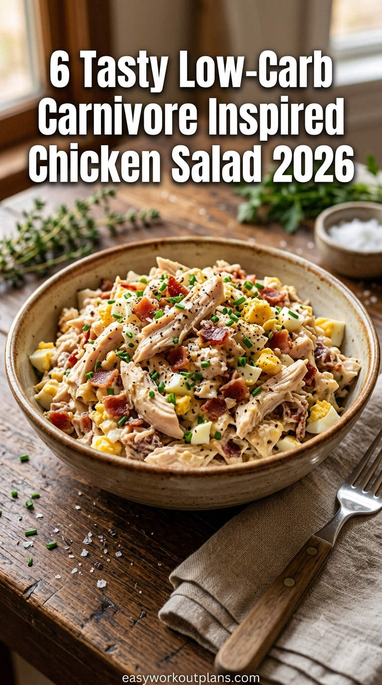 6 Tasty Low-Carb Carnivore Inspired Chicken Salad 2026