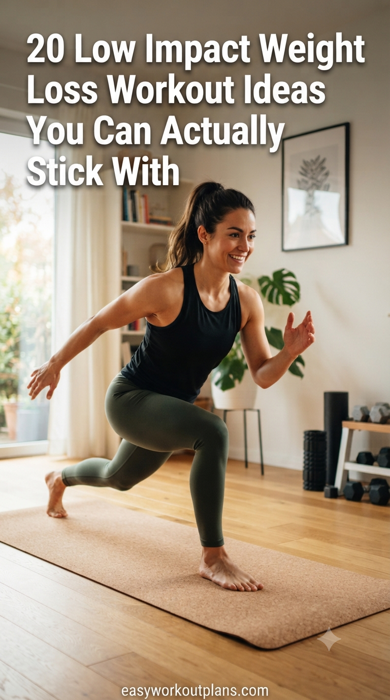 20 Low Impact Weight Loss Workout Ideas You Can Actually Stick With