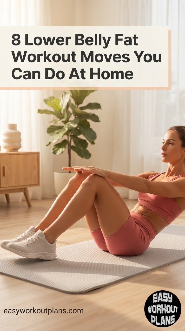 8 Lower Belly Fat Workout Moves You Can Do At Home