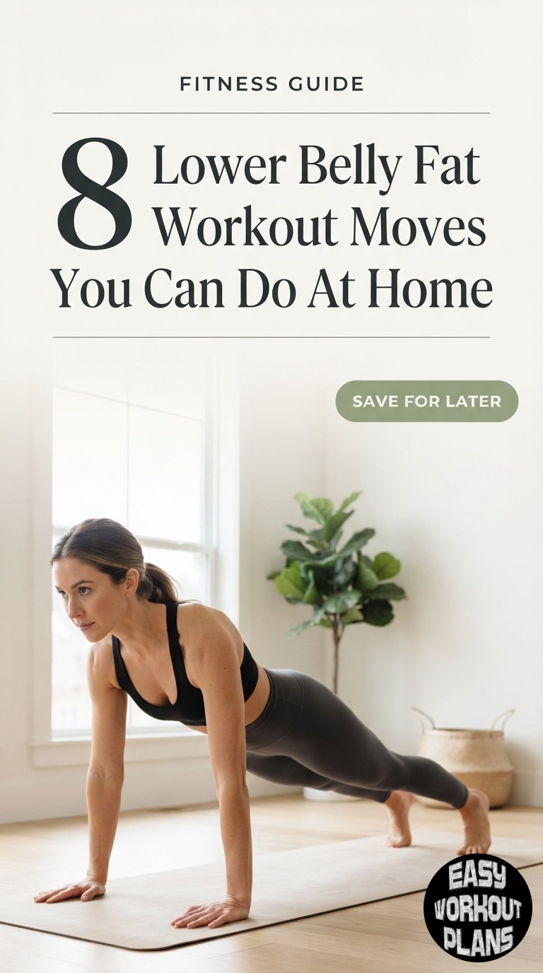 8 Lower Belly Fat Workout Moves You Can Do At Home
