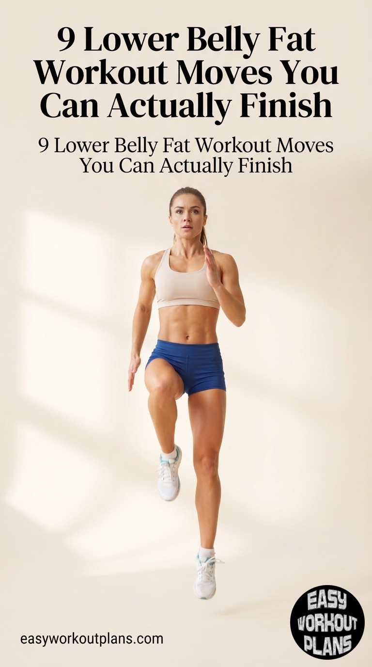 9 Lower Belly Fat Workout Moves You Can Actually Finish