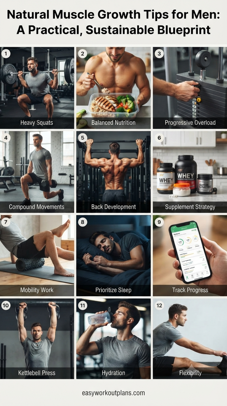 Natural Muscle Growth Tips for Men: A Practical, Sustainable Blueprint
