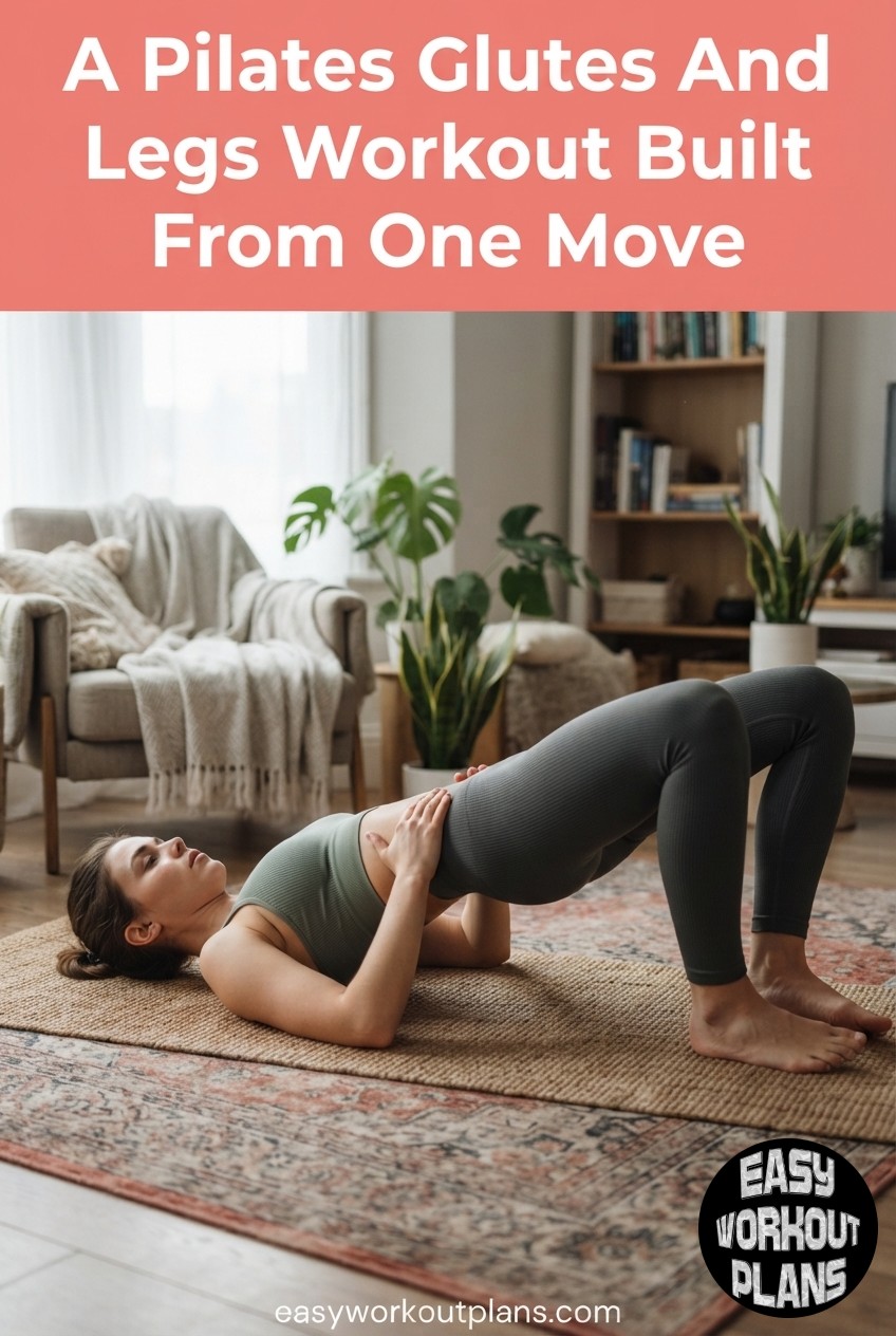 A Pilates Glutes And Legs Workout Built From One Move - The
