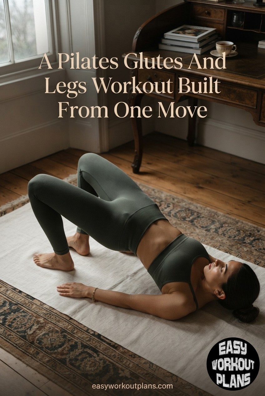 A Pilates Glutes And Legs Workout Built From One Move - The