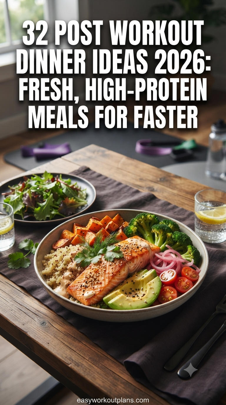 32 Post Workout Dinner Ideas 2026: Fresh, High-Protein Meals for Faster Recovery