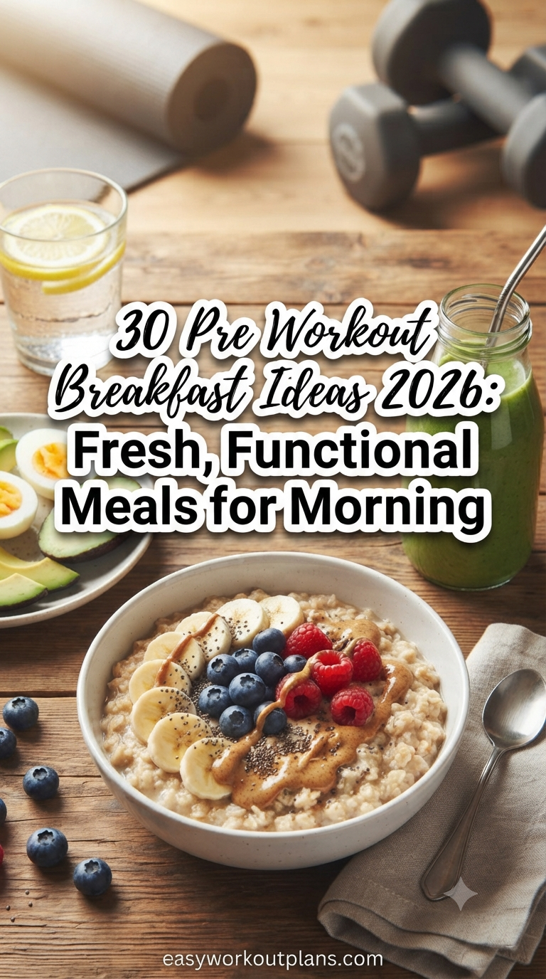 30 Pre Workout Breakfast Ideas 2026: Fresh, Functional Meals for Morning Training