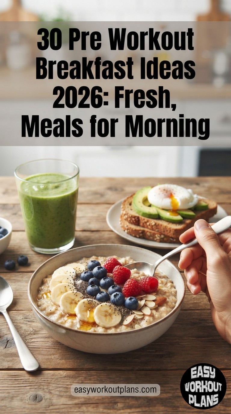 30 Pre Workout Breakfast Ideas 2026: Fresh, Functional Meals for Morning Training