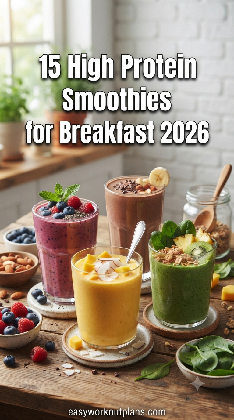 15 High Protein Smoothies for Breakfast 2026