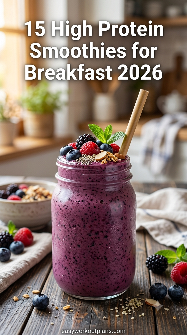 15 High Protein Smoothies for Breakfast 2026