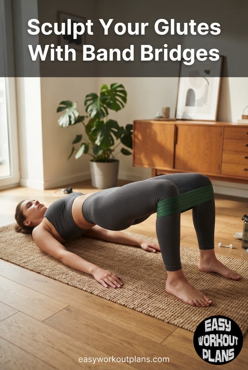Sculpt Your Glutes With Band Bridges