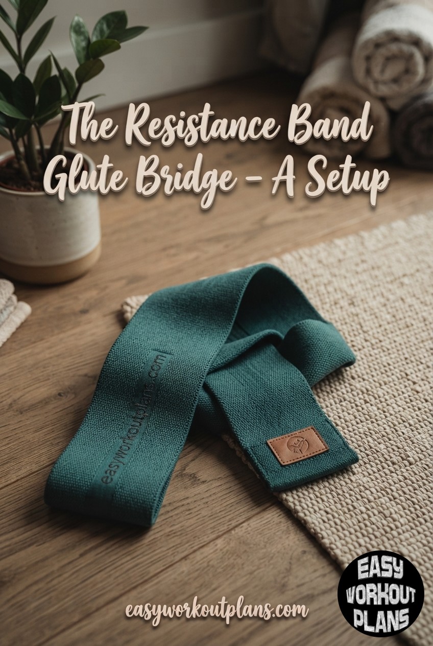 The Resistance Band Glute Bridge - A Setup - To - Squeeze