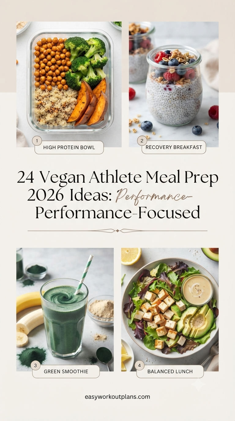 24 Vegan Athlete Meal Prep 2026 Ideas: Performance-Focused, Travel-Ready, and Seriously Good