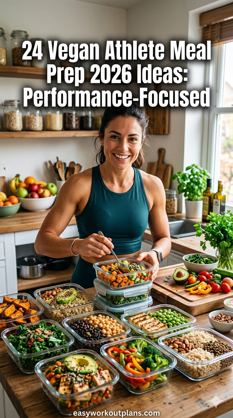 24 Vegan Athlete Meal Prep 2026 Ideas: Performance-Focused, Travel-Ready, and Seriously Good