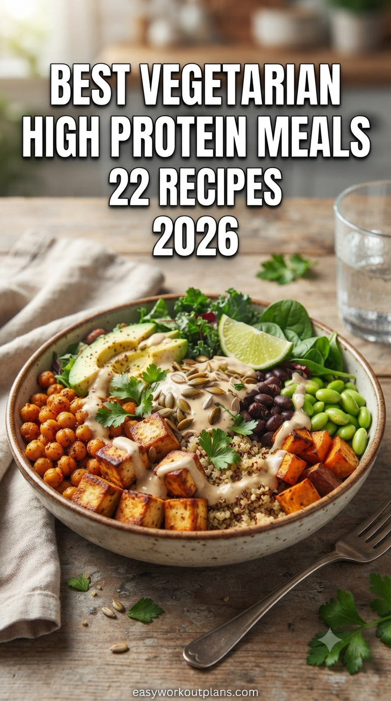 Best Vegetarian High Protein Meals 22 Recipes 2026
