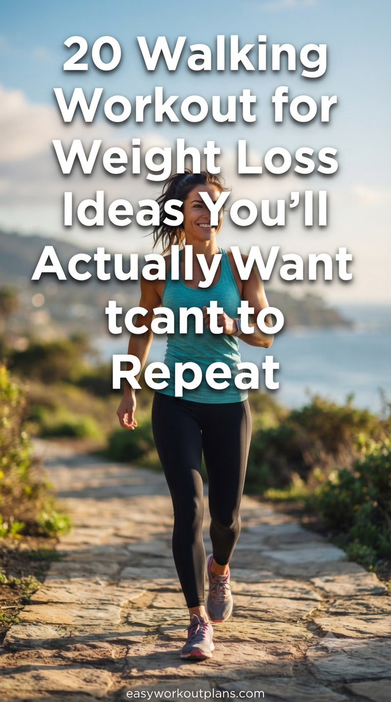 20 Walking Workout for Weight Loss Ideas You’ll Actually Want to Repeat