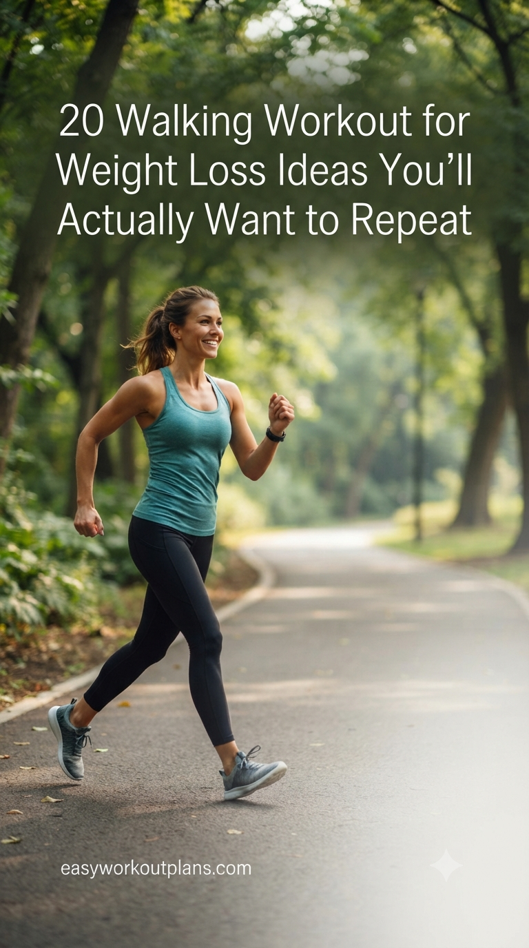 20 Walking Workout for Weight Loss Ideas You’ll Actually Want to Repeat