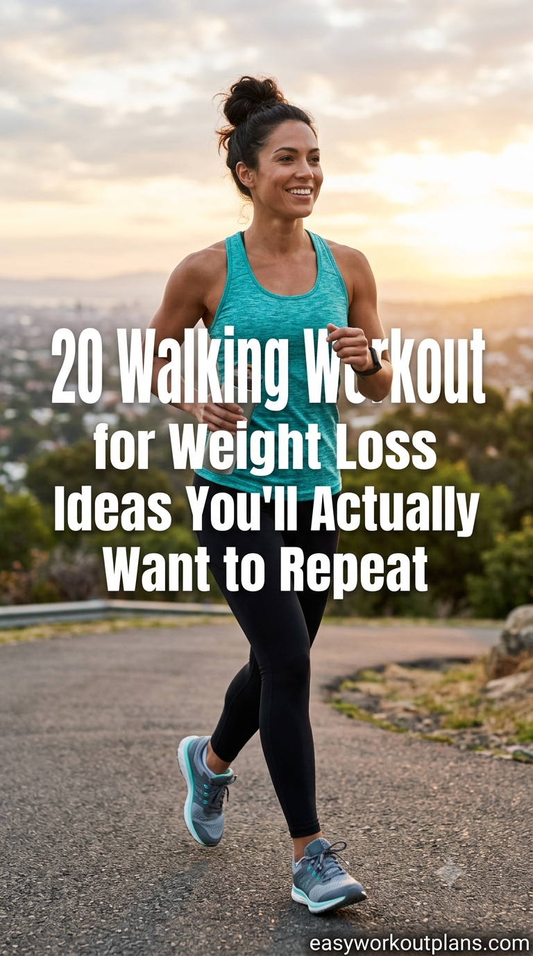 20 Walking Workout for Weight Loss Ideas You’ll Actually Want to Repeat