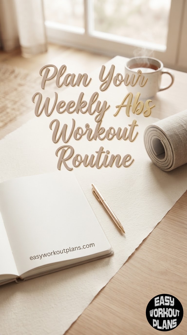 Plan Your Weekly Abs Workout Routine