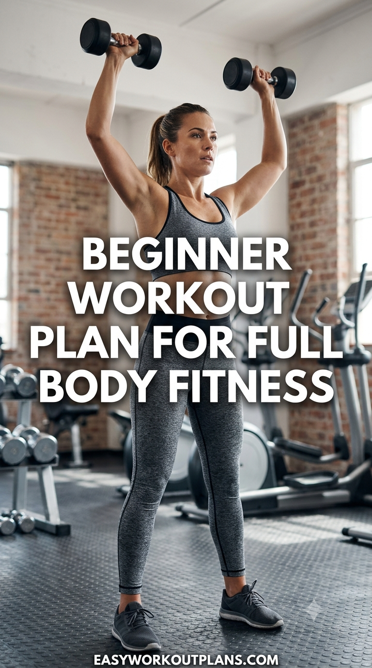 Beginner Workout Plan For Full Body Fitness