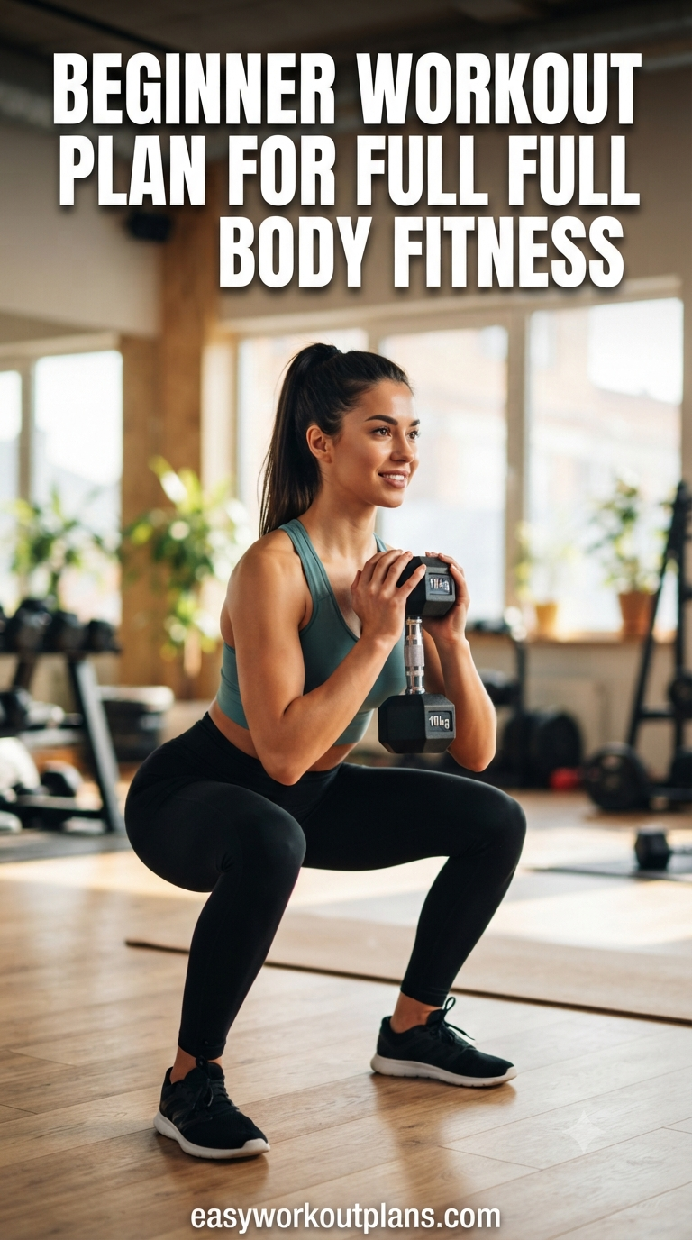 Beginner Workout Plan For Full Body Fitness