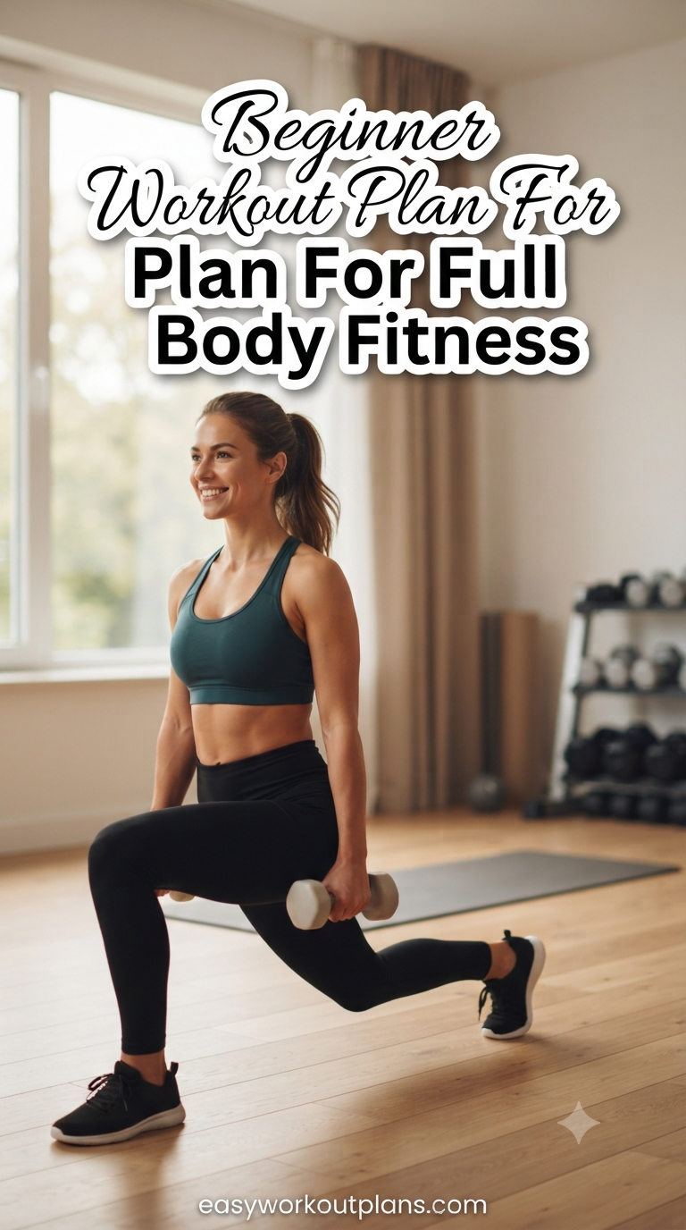 Beginner Workout Plan For Full Body Fitness