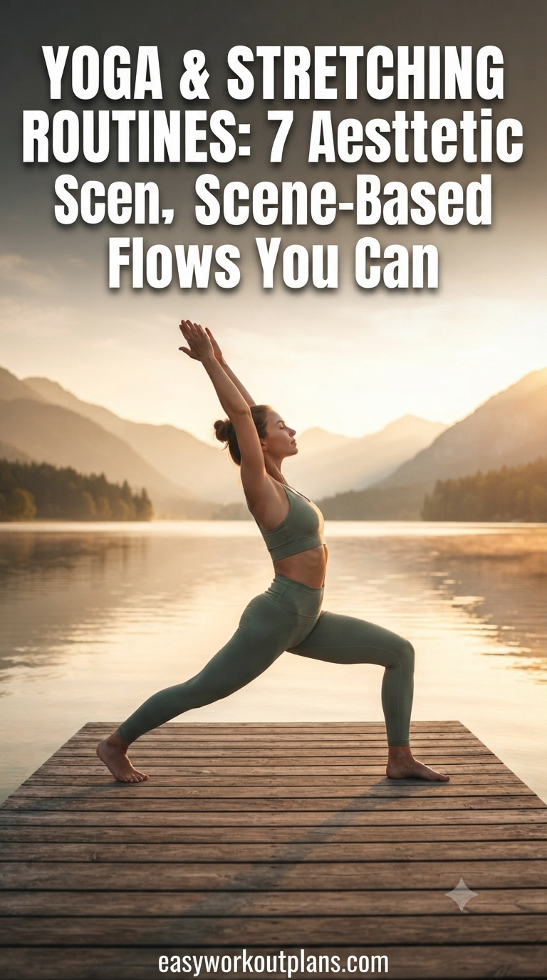 Yoga & Stretching Routines: 7 Aesthetic, Scene-Based Flows You Can Repeat Anywhere