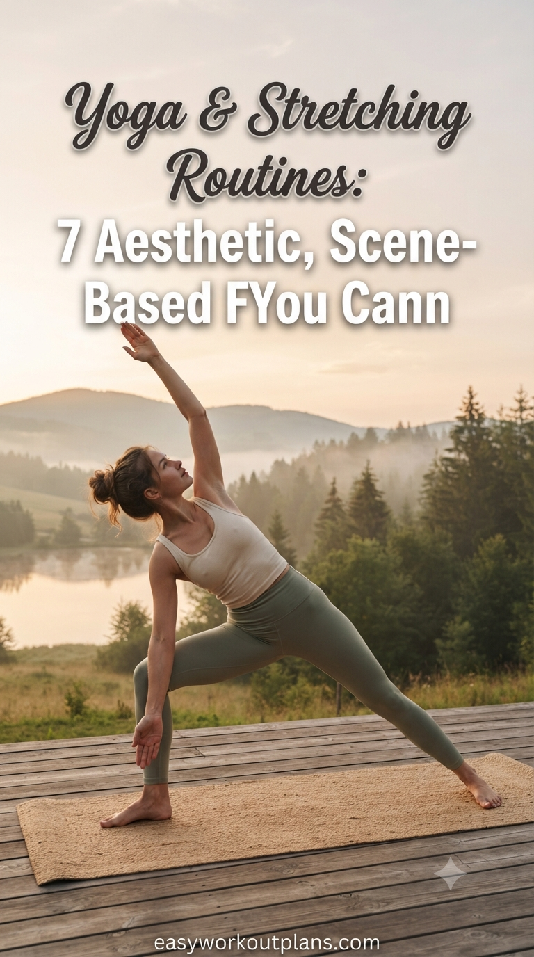 Yoga & Stretching Routines: 7 Aesthetic, Scene-Based Flows You Can Repeat Anywhere