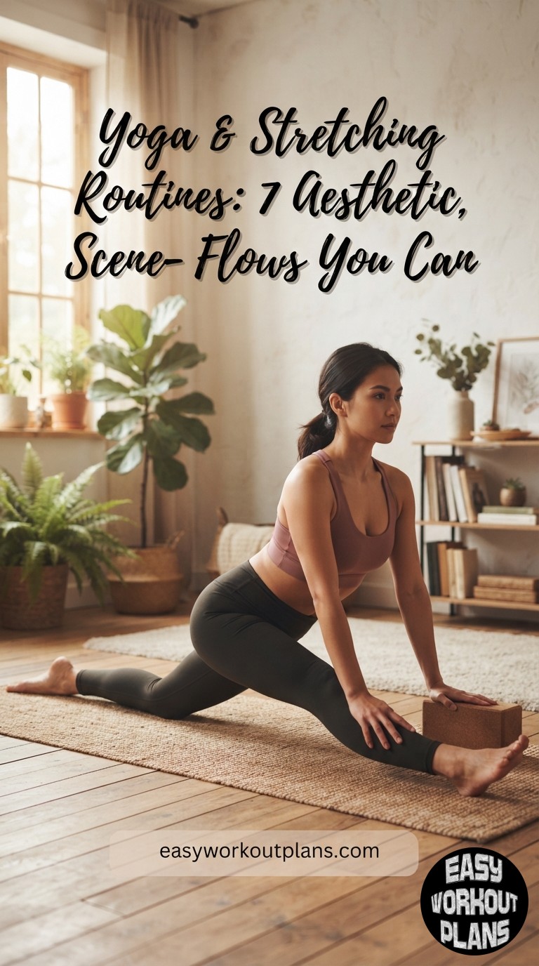 Yoga & Stretching Routines: 7 Aesthetic, Scene-Based Flows You Can Repeat Anywhere