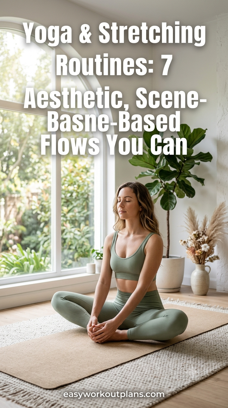 Yoga & Stretching Routines: 7 Aesthetic, Scene-Based Flows You Can Repeat Anywhere