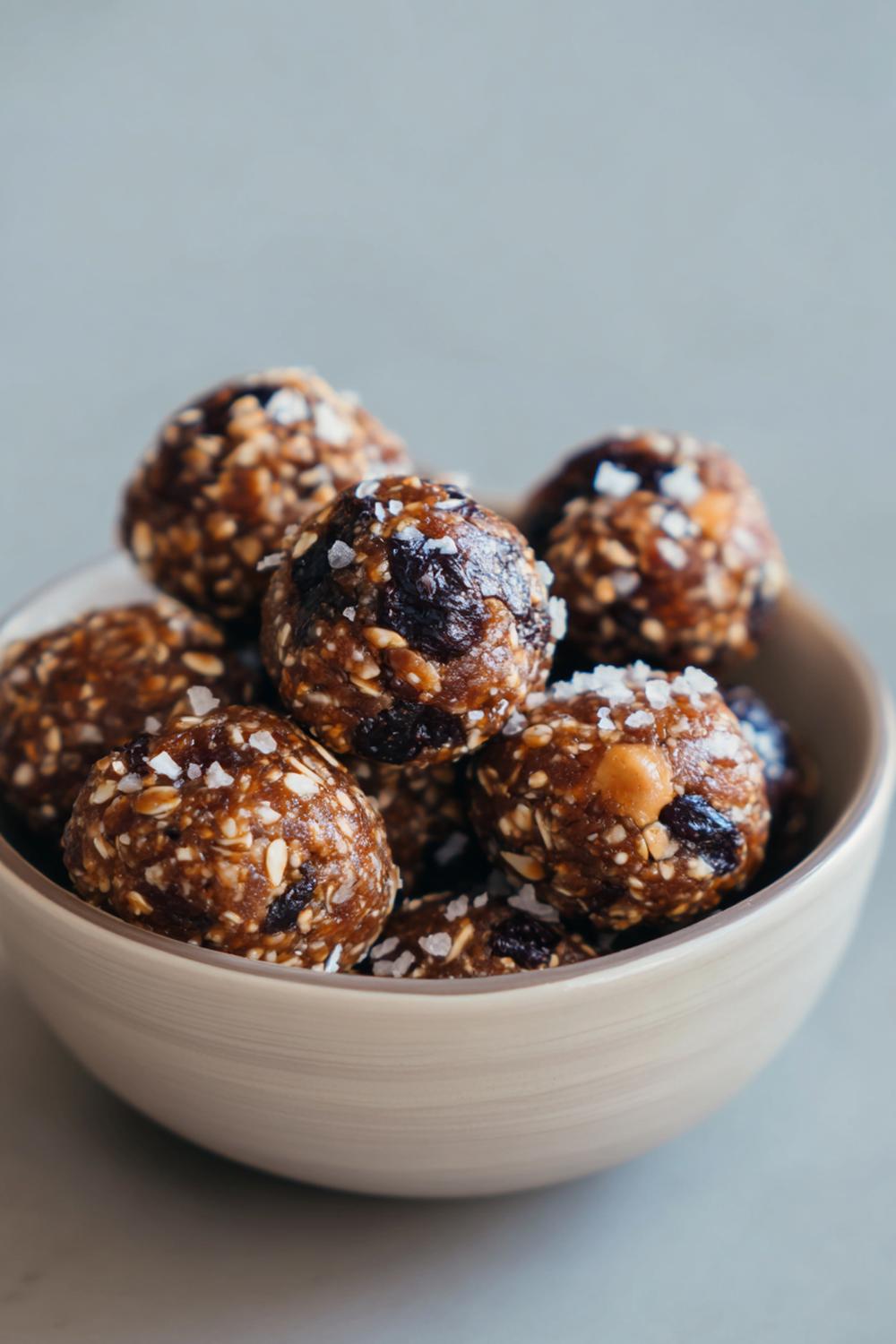 18. Vegan athlete meal prep 2026: Peanut Butter Date Energy Bites with Sea Salt