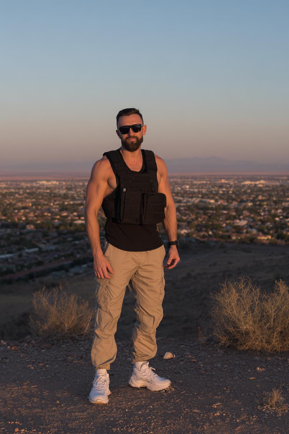 10. Weighted Vest Sunset Walking Workout for Weight Loss