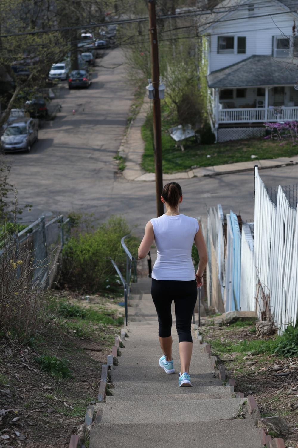 14. Incline Neighborhood Ramp Walking Workout for Weight Loss