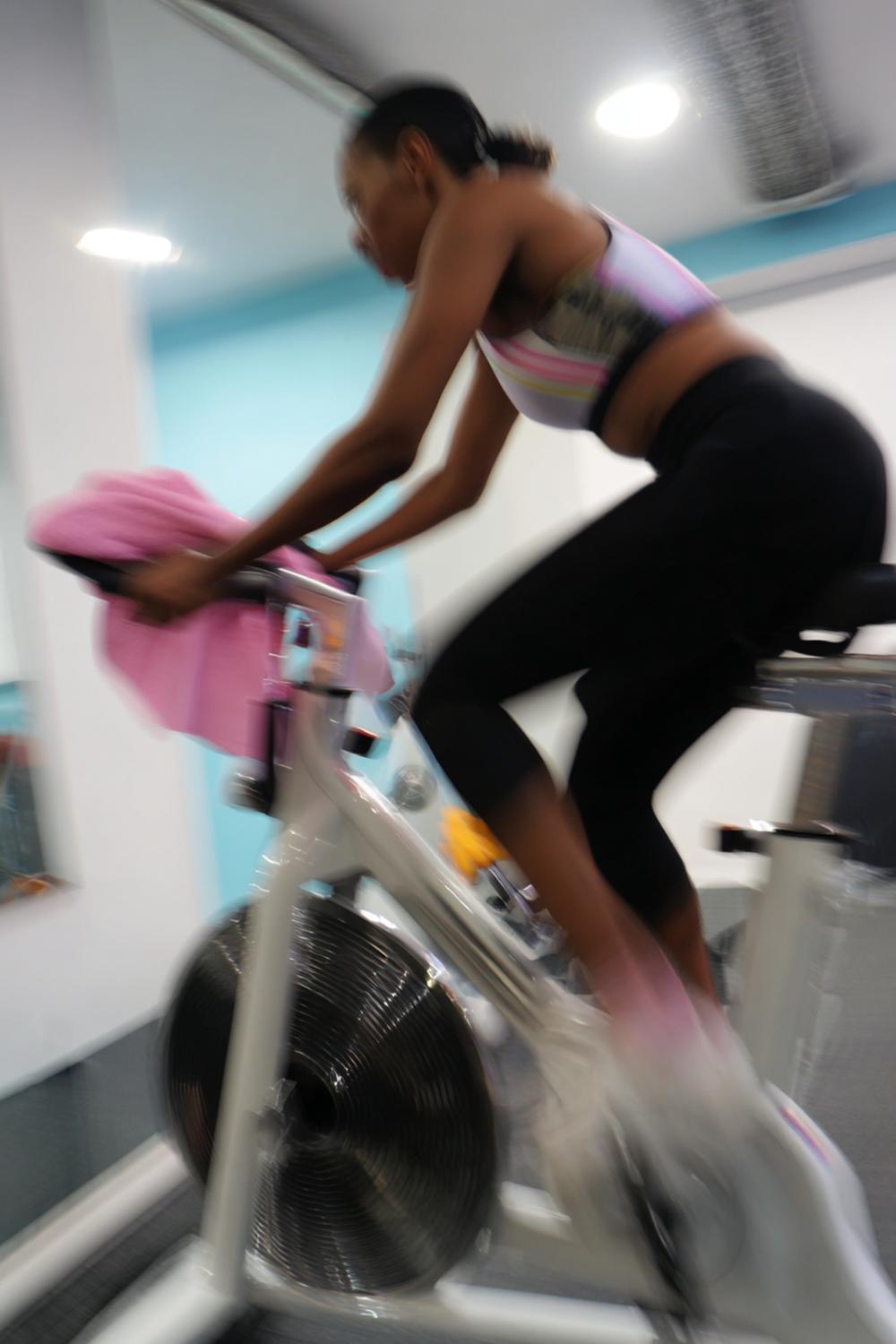 12. Weight Loss Workout Plan for Indoor Cycling Tempo Ride with Fan Breeze and Cadence Focus