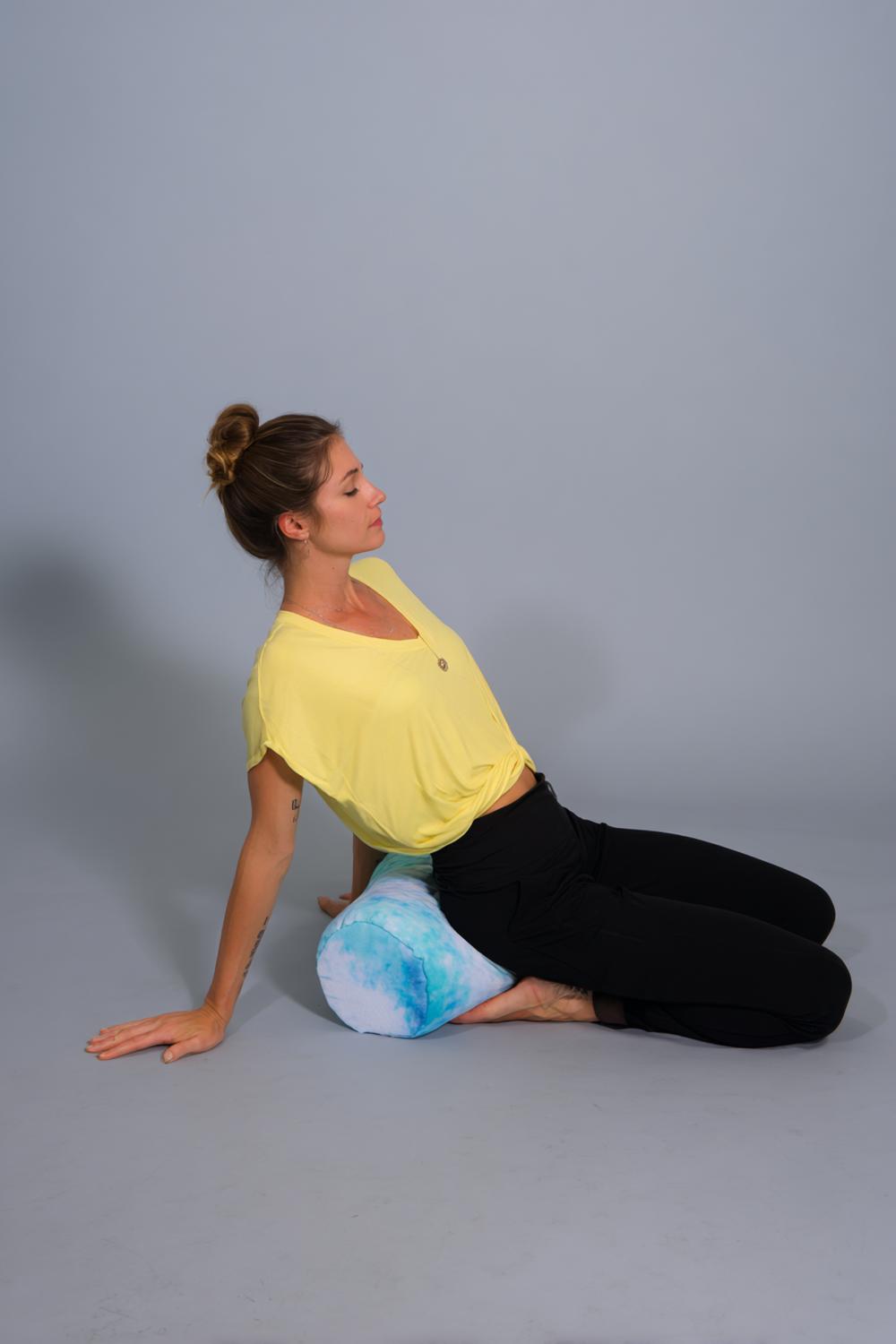7. Gentle Recovery Yoga Stretching Routine for Lower Back with Bolster Support and Side-Lying Twists